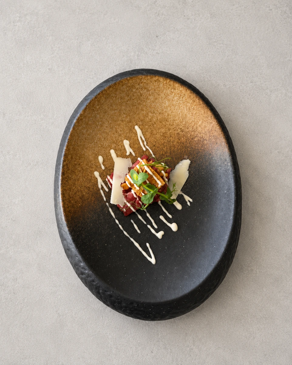 tartare fumé a l'italienne